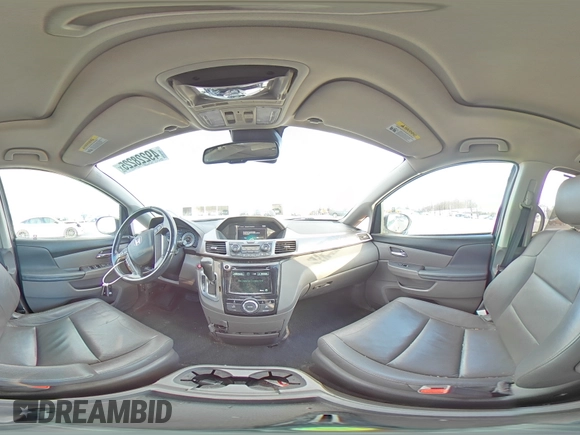 2016 Honda Odyssey EX-L with VIN 5FNRL5H66GB165356, listed as a Copart auction lot 49228225 with 124,982 mi miles and Salvage Title. Bid and sale history available at carsss.com. Image 14.