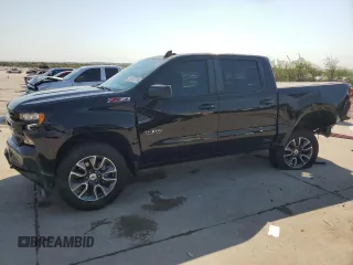 2021 Chevrolet Silverado 1500 RST with VIN 3GCUYEED0MG331441, listed as a Copart auction lot 75302774 with 77,044 mi miles and Salvage Title. Bid and sale history available at carsss.com. Image 1.