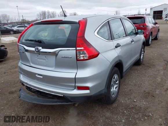 2016 Honda CR-V LX with VIN 5J6RM4H31GL089775, listed as a IAAI auction lot 41914450 with 168,631 mi miles. Bid and sale history available at carsss.com. Image 4.