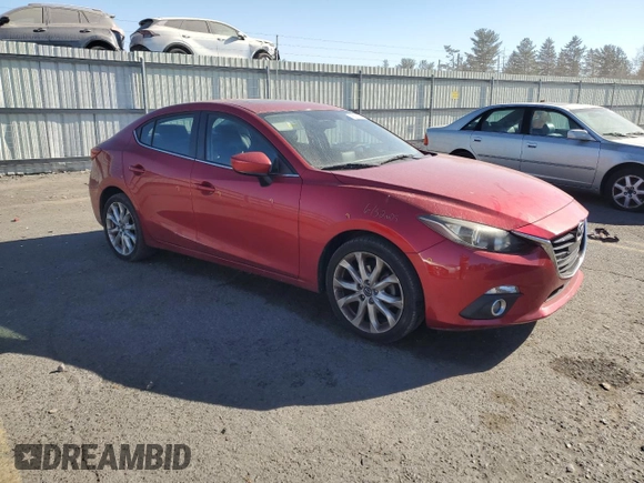2015 Mazda 3 S Touring with VIN JM1BM1V31F1265180, listed as a Copart auction lot 78987154 with 99,208 mi miles and Salvage Title. Bid and sale history available at DreamBid. Image 4.