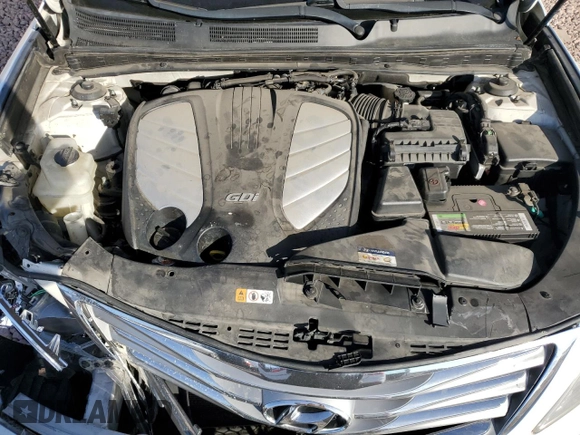 2014 Hyundai Azera with VIN KMHFG4JG4EA346316, listed as a Copart auction lot 86545734 with 155,590 mi miles and Salvage title. Bid and sale history available at DreamBid. Image 11.