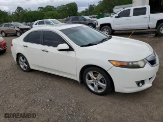 2010 Acura TSX with VIN JH4CU2F6XAC034325, listed as a Copart auction lot 51826395 with 189,032 mi miles and Salvage Title. Bid and sale history available at carsss.com. Image 4.