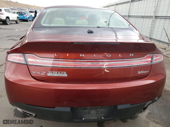 2014 Lincoln MKZ with VIN 3LN6L2G91ER807499, listed as a Copart auction lot 51151585 with 46,567 mi miles and Salvage Title. Bid and sale history available at carsss.com. Image 6.