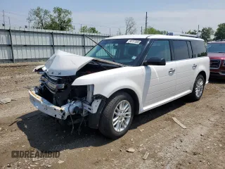 2016 Ford Flex SEL z VIN 2FMHK6C80GBA06595, wystawiony jako Copart lot #58707885 z przebiegiem 97 875 mil mil oraz Czysty tytuł • Clean title. Historia ofert i sprzedaży dostępna na DreamBid. Obrazek 1.