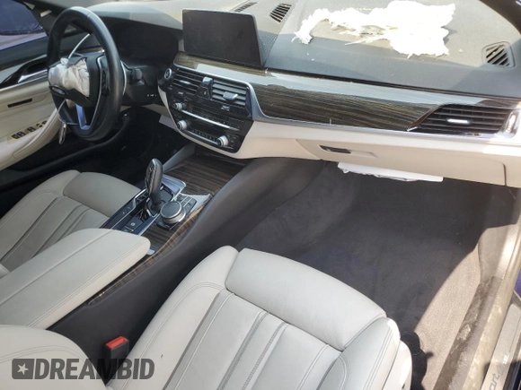 2020 BMW 5 Series 530e with VIN WBAJA9C01LCE55217, listed as a Copart auction lot 71109834 with Not Provided miles and Salvage Title. Bid and sale history available at DreamBid. Image 8.