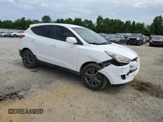 2015 Hyundai Tucson GLS with VIN KM8JT3AF4FU105959, listed as a Copart auction lot 62782944 with 156,733 mi miles and Salvage Title. Bid and sale history available at DreamBid. Image 4.