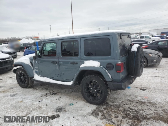 2024 Jeep Wrangler Sahara with VIN 1C4RJXP67RW229289, listed as a Copart auction lot 45551245 with 17,190 mi miles and Clean Title. Bid and sale history available at DreamBid. Image 2.