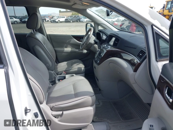 2012 Nissan Quest SL with VIN JN8AE2KP2C9047577, listed as a IAAI auction lot 42161933 with 116,930 mi miles and . Bid and sale history available at carsss.com. Image 5.