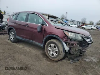 2013 Honda CR-V LX with VIN 5J6RM3H37DL033099, listed as a Copart auction lot 52578235 with 122,548 mi miles and Salvage Title. Bid and sale history available at carsss.com. Image 4.