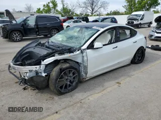 2023 Tesla Model 3 with VIN 5YJ3E1EA3PF607642, listed as a Copart auction lot 53900435 with 0 mi miles and Clean Title. Bid and sale history available at carsss.com. Image 1.