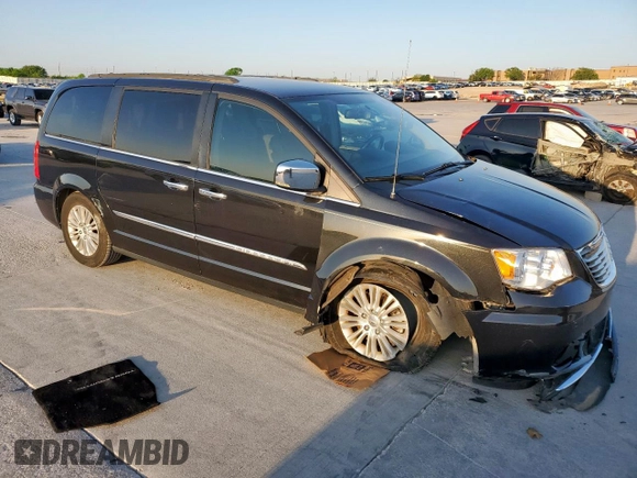 2012 Chrysler Town & Country Touring L with VIN 2C4RC1CG5CR269750, listed as a Copart auction lot 52524275 with 75,702 mi miles and Salvage Title. Bid and sale history available at DreamBid. Image 4.