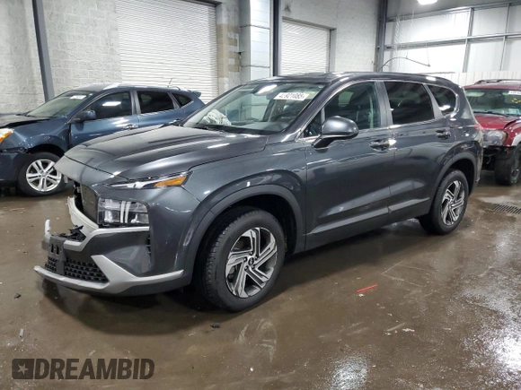 2022 Hyundai Santa Fe SE with VIN 5NMS1DAJ9NH429164, listed as a Copart auction lot 43921085 with 50,467 mi miles and Salvage Title. Bid and sale history available at carsss.com. Image 1.