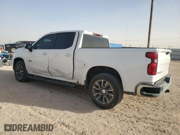 2024 Chevrolet Silverado 1500 LT with VIN 2GCPACED6R1207650, listed as a Copart auction lot 88816145 with 25,834 mi miles and Salvage Title. Bid and sale history available at DreamBid. Image 2.