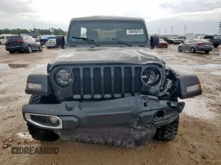 2021 Jeep Wrangler Unlimited Willys with VIN 1C4HJXDM6MW628041, listed as a Copart auction lot 58548475 with 22,697 mi miles and Salvage title. Bid and sale history available at DreamBid. Image 5.
