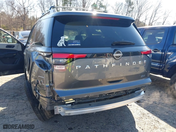 2024 Nissan Pathfinder SV with VIN 5N1DR3BA0RC228960, listed as a IAAI auction lot 41785511 with 18,498 mi miles. Bid and sale history available at carsss.com. Image 6.