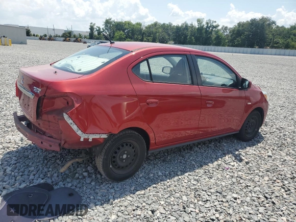 2019 Mitsubishi Mirage ES z VIN ML32F3FJ3KHF10586, wystawiony jako Copart lot #57553515 z przebiegiem 90 408 mil mil oraz Nie do naprawy • Non repairable. Historia ofert i sprzedaży dostępna na DreamBid. Obrazek 3.