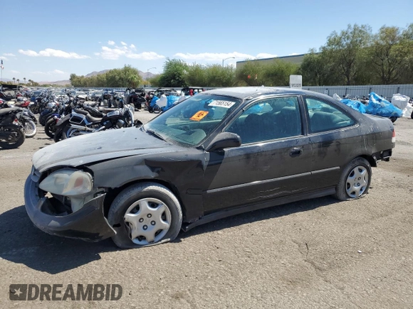 2000 Honda Civic EX with VIN 1HGEJ8242YL040383, listed as a Copart auction lot 71565154 with 114,612 mi miles and Salvage Title. Bid and sale history available at carsss.com. Image 1.