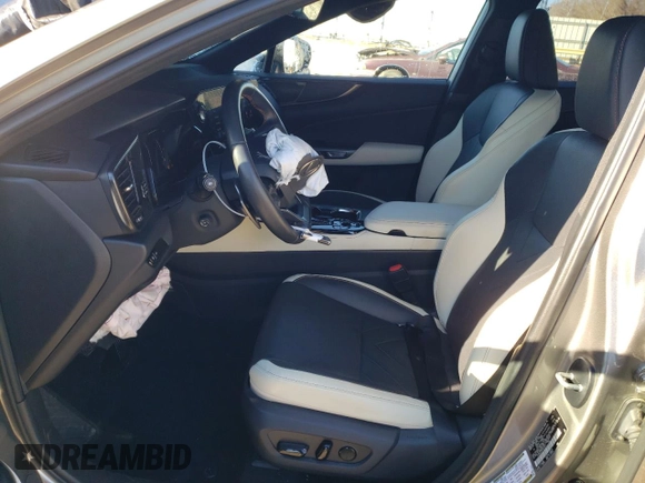 2023 Lexus NX 350h Luxury with VIN 2T2HKCEZ5PC013411, listed as a Copart auction lot 85705704 with 28,660 mi miles and Salvage Title. Bid and sale history available at DreamBid. Image 7.