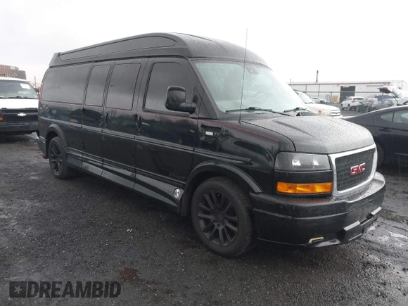2019 GMC Savana Cargo z VIN 1GTW7BFG8K1335817, wystawiony jako IAAI lot #41035273 z przebiegiem 72 656 mil mil oraz . Historia ofert i sprzedaży dostępna na DreamBid. Obrazek 1.
