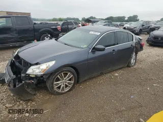2011 Infiniti G25 x with VIN JN1DV6AR3BM452333, listed as a Copart auction lot 61105514 with Not Provided miles and Salvage Title. Bid and sale history available at carsss.com. Image 1.