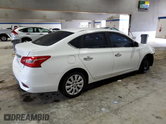 2017 Nissan Sentra SV with VIN 3N1AB7AP5HL641598, listed as a Copart auction lot 51450245 with 131,993 mi miles and Salvage Title. Bid and sale history available at carsss.com. Image 3.