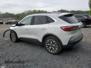 2020 Ford Escape Titanium Hybrid with VIN 1FMCU0DZ6LUA47407, listed as a Copart auction lot 58292665 with 51,920 mi miles and Non repairable. Bid and sale history available at DreamBid. Image 2.