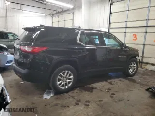 2021 Chevrolet Traverse LS with VIN 1GNEVFKW2MJ115590, listed as a Copart auction lot 45996455 with 38,944 mi miles and Salvage Title. Bid and sale history available at carsss.com. Image 3.