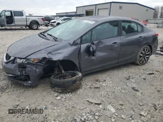 2015 Honda Civic EX-L with VIN 2HGFB2F97FH532681, listed as a Copart auction lot 47225745 with Not Provided miles and Clean Title. Bid and sale history available at DreamBid. Image 1.