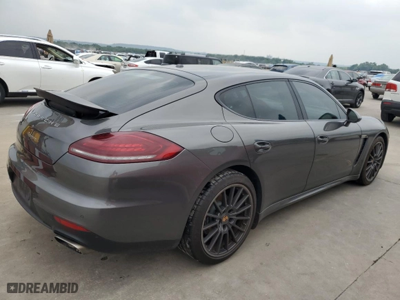 2014 Porsche Panamera with VIN WP0AA2A78EL011004, listed as a Copart auction lot 55474484 with 80,524 mi miles and Salvage Title. Bid and sale history available at carsss.com. Image 3.