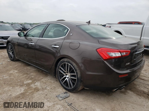 2017 Maserati Ghibli S Q4 with VIN ZAM57RTL6H1199004, listed as a Copart auction lot 46513193 with 53,767 mi miles. Bid and sale history available at carsss.com. Image 2.