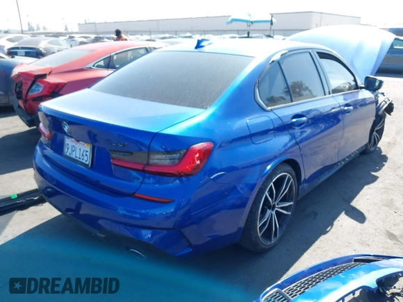 2020 BMW 3 Series 330i with VIN WBA5R1C06LFH38996, listed as a IAAI auction lot 41664442 with Not Provided miles and . Bid and sale history available at carsss.com. Image 4.