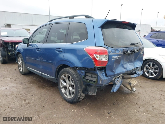 2015 Subaru Forester 2.5i Touring with VIN JF2SJAUC6FH440333, listed as a IAAI auction lot 41414701 with 115,223 mi miles. Bid and sale history available at carsss.com. Image 3.