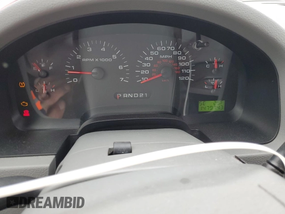 2007 Ford F-150 XL with VIN 1FTPX12V87FA40486, listed as a Copart auction lot 45960395 with 147,974 mi miles and Salvage title. Bid and sale history available at DreamBid. Image 9.