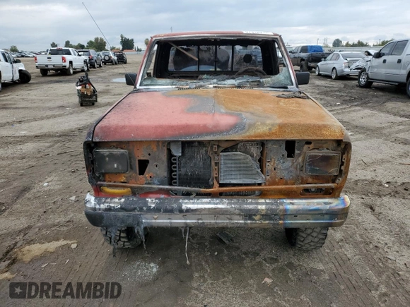 1986 Ford Ranger with VIN 1FTCR11T9GUB23378, listed as a Copart auction lot 74385434 with Not Provided miles and Non Repairable. Bid and sale history available at DreamBid. Image 5.
