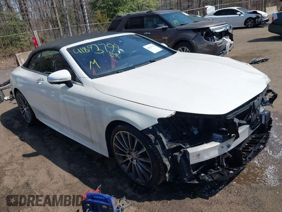 2017 Mercedes-Benz S 550 with VIN WDDXK8CB4HA024186, listed as a IAAI auction lot 41893799 with 73,633 mi miles and . Bid and sale history available at DreamBid. Image 1.