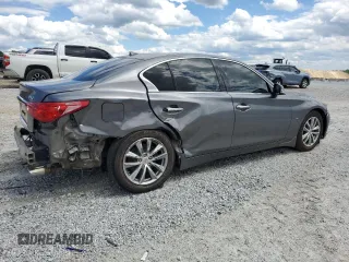 2015 Infiniti Q50 Premium with VIN JN1BV7AP5FM340151, listed as a Copart auction lot 55760705 with 113,794 mi miles and Clean Title. Bid and sale history available at DreamBid. Image 3.