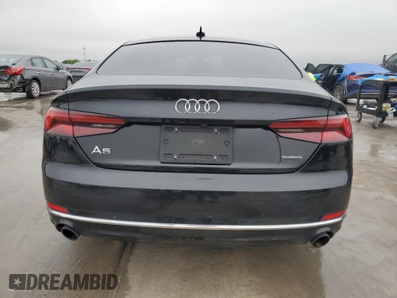 2019 Audi A5 Sportback Premium with VIN WAUANCF5XKA063501, listed as a Copart auction lot 52100095 with 159,763 mi miles and Clean title. Bid and sale history available at DreamBid. Image 6.