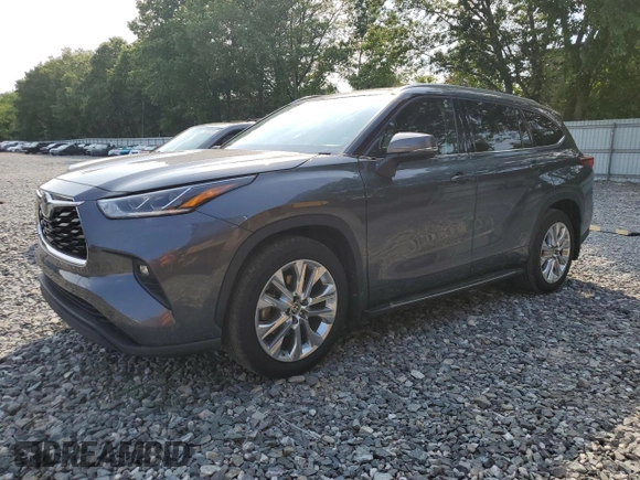 2020 Toyota Highlander Limited with VIN 5TDDZRBH2LS035946, listed as a Copart auction lot 57415655 with 47,018 mi miles and Salvage title. Bid and sale history available at DreamBid. Image 1.
