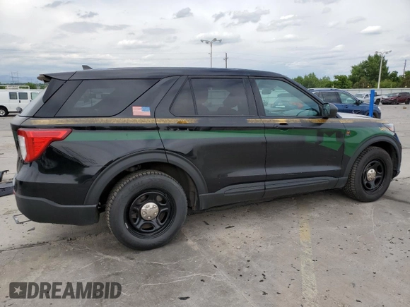 2022 Ford Explorer with VIN 1FM5K8AC6NGC24293, listed as a Copart auction lot 54847945 with 37,261 mi miles and Salvage title. Bid and sale history available at DreamBid. Image 3.