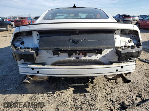 2023 Ford Mustang EcoBoost with VIN 1FA6P8TH2P5107141, listed as a Copart auction lot 46297325 with 26,459 mi miles and Salvage Title. Bid and sale history available at carsss.com. Image 6.