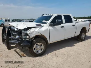 2023 Ram 2500 Tradesman z VIN 3C6UR5CJ1PG516485, wystawiony jako Copart lot #52367105 z przebiegiem 77 194 mil mil oraz Szkoda całkowita • Salvage title. Historia ofert i sprzedaży dostępna na DreamBid. Obrazek 1.
