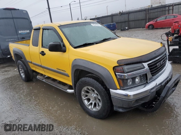2004 GMC Canyon SLE Z71 z VIN 1GTDS196148179083, wystawiony jako Copart lot #45245355 z przebiegiem 151 019 mil mil oraz Szkoda całkowita • Salvage title. Historia ofert i sprzedaży dostępna na DreamBid. Obrazek 4.