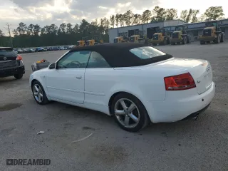 2007 Audi A4 3.2L with VIN WAUDH48H07K034835, listed as a Copart auction lot 52779265 with 77,383 mi miles and Salvage Title. Bid and sale history available at carsss.com. Image 2.