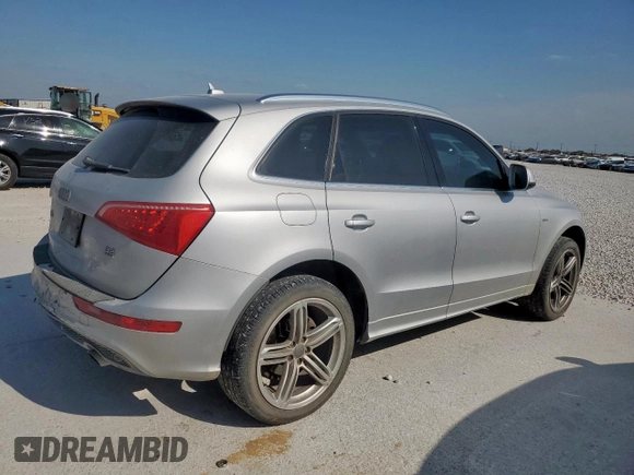 2012 Audi Q5 Prestige with VIN WA1WKAFP4CA053405, listed as a Copart auction lot 52707185 with 177,210 mi miles and Salvage title. Bid and sale history available at DreamBid. Image 3.
