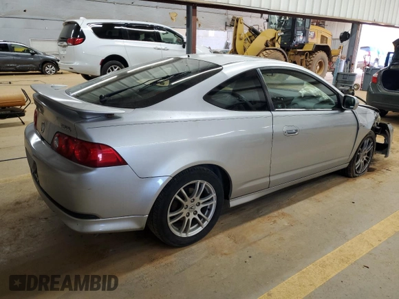2005 Acura RSX with VIN JH4DC54815S006101, listed as a Copart auction lot 43163545 with 155,070 mi miles and Salvage title. Bid and sale history available at DreamBid. Image 3.