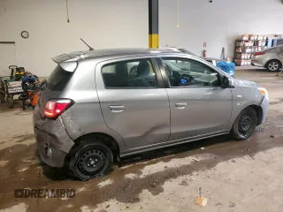 2022 Mitsubishi Mirage ES with VIN ML32AUHJXNH002912, listed as a Copart auction lot 58705215 with 55,828 mi miles and Salvage title. Bid and sale history available at DreamBid. Image 3.