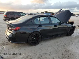 2025 BMW M3 Competition xDrive z VIN WBS33HJ01SFT73803, wystawiony jako Copart lot #85042904 z przebiegiem Nie podano mil oraz Szkoda całkowita • Salvage title. Historia ofert i sprzedaży dostępna na DreamBid. Obrazek 3.