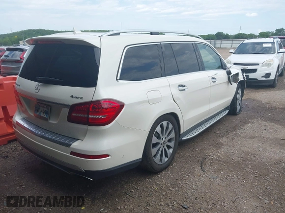 2019 Mercedes-Benz GLS 450 с VIN 4JGDF6EE6KB219197, выставлен на аукционе IAAI как лот 42335344 с пробегом 82 159 миль миль и . История ставок и продаж доступна на DreamBid. Изображение 4.