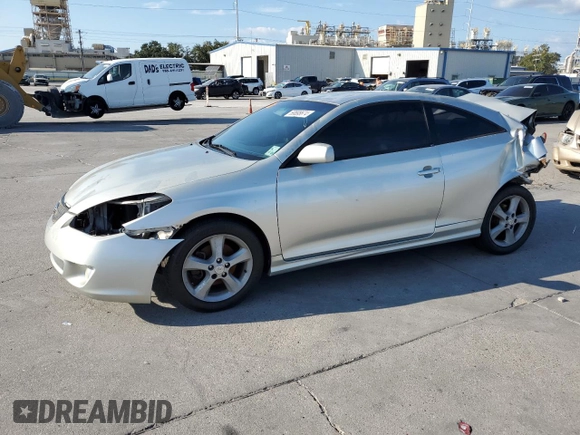 2004 Toyota Solara SE with VIN 4T1CE38P54U854252, listed as a Copart auction lot 69898674 with 185,557 mi miles and Salvage Title. Bid and sale history available at DreamBid. Image 1.