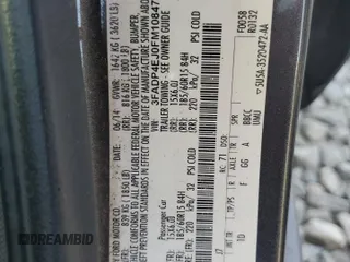 2015 Ford Fiesta SE z VIN 3FADP4EJ0FM108474, wystawiony jako Copart lot #78352184 z przebiegiem 160 583 mil mil oraz Szkoda całkowita • Salvage title. Historia ofert i sprzedaży dostępna na DreamBid. Obrazek 12.